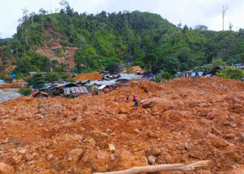 Tambang emas ilegal di Kabupaten Bone Bolango, Gorontalo, mengalami longsor. (foto/doc)