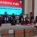 konferensi pers kasus oli palsu di Lampung. (foto/net)