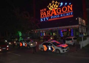 Salah satu tempat hiburan malam di Kota Pekanbaru, Paragon KTV Pool & Cafe. (foto/doc)