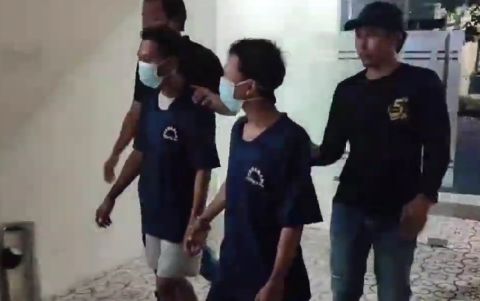 Polisi mengamankan dua orang tersangka pada kasus tersebut. (Foto/Doc)