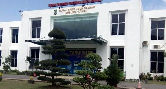 Rumah Sakit Umum Daerah, Embung Fatimah Kota Batam. (foto/net)