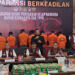 Konferensi pers kasus narkoba jenis sabu seberat 157 Kg. (Foto/Doc)
