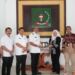 Pj. Bupati Langkat, H. M. Faisal Hasrimy, AP., M.AP., menerima kunjungan dari Dana Tabungan dan Asuransi Pegawai Negeri (Taspen). (Foto/Kominfo Langkat)