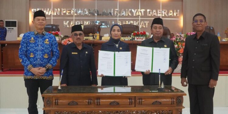 Pengesahan APBD dan Empat Ranperda: Langkat Mantapkan Langkah Pembangunan Berbasis Regulasi (foto/Diskominfo Langkat)