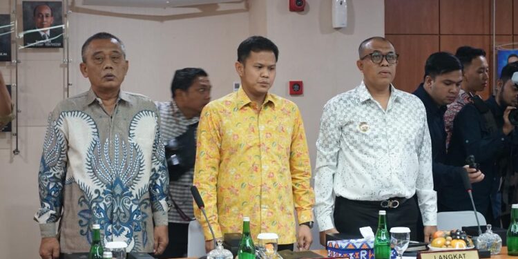 Pj Bupati Langkat Hadiri RUPS Luar Biasa Bank Sumut (foto/Diskominfo Langkat)
