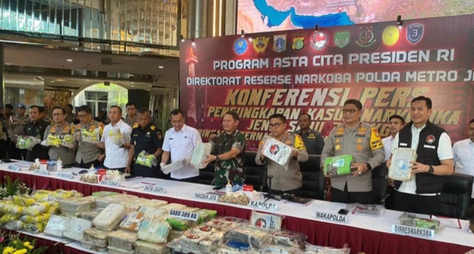Polda Metro Jaya Bongkar Kasus Sabu 389 Kg Jaringan Afghanistan-Jakarta (foto/doc)