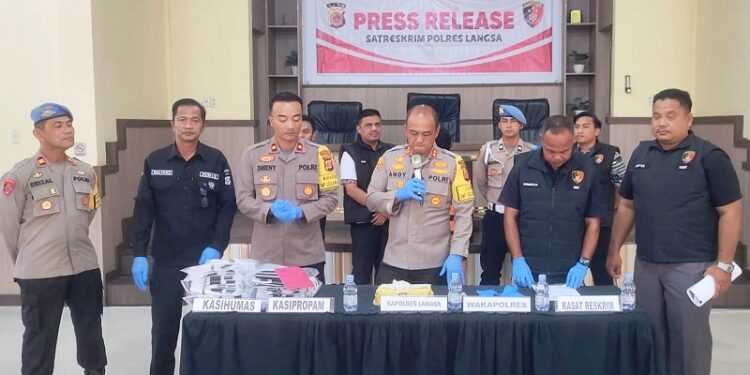Polres Langsa Tangkap Dua Pejabat Terduga Korupsi Dana Listrik PJU (foto/doc)
