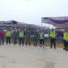 Polsek Belitang II Laksanakan Pengamanan Acara Senam Ria Gembira di Desa Srimulyo (foto/Yesi)