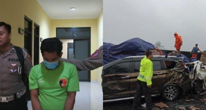 Rauf Supir Pemicu Kecelakaan di Tol Cipularang Ditetapkan Jadi Tersangka (foto/doc)