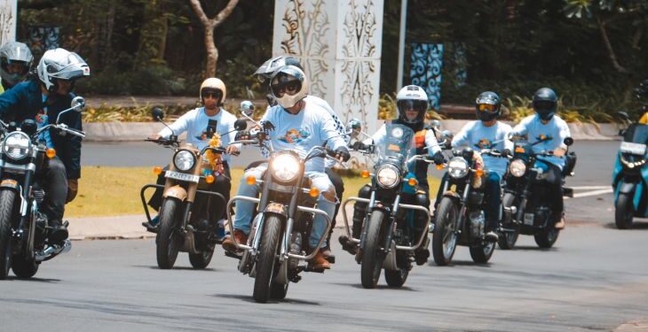 Serunya Event Wonderful Indonesia Ride, Rider Mancanegara Touring dari Bali ke Mandalika (foto/ist)