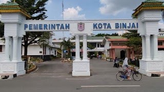 Kantor Wali Kota Binjai di Jalan Sudirman Kota Binjai. (Foto/Dokumentasi).