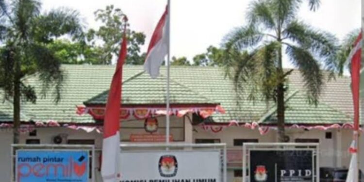Kantor KPU Langkat di Stabat (foto/doc)