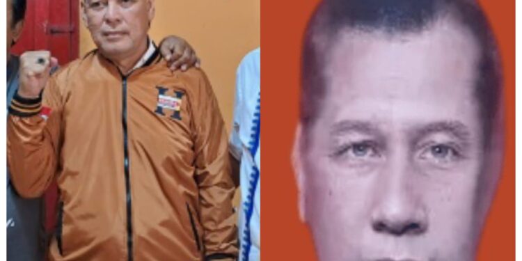 Kolase Christoph Munthe saat resmi jadi Kader Partai Hanura Kota Tebingtinggi (kiri) dan Kasatreskrim Polres Tebing Tinggi AKP Sahri Sebayang (kanan). (foto/ist)