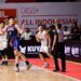 Wasit Rendi Putra yang memimpin pertandingan final IBL All Indonesian 2024 antara Pelita Jaya melawan Satria Muda, Minggu (6/10/2024) di Hall Basket Senayan, Jakarta. (foto/IBL)