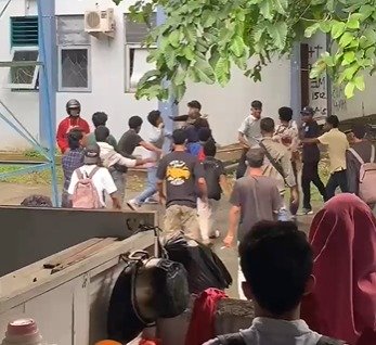 Bentrok Dua Kelompok dia Ambon, Mahasiswa Unpatti Diduga jadi Pemicu (foto/ist)