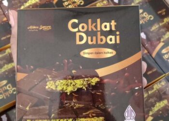 Coklat Dubai menjadi kuliner paling viral di tahun 2024. (foto/Instagram @ khakakidz)