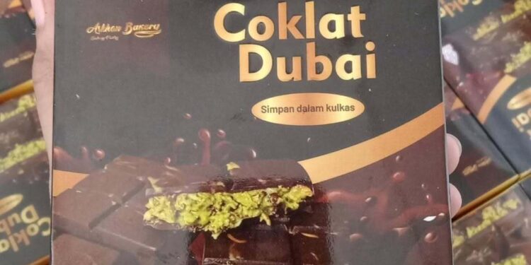 Coklat Dubai menjadi kuliner paling viral di tahun 2024. (foto/Instagram @ khakakidz)