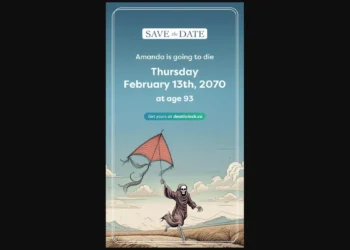 Contoh hasil dari Death Clock AI (foto/net)