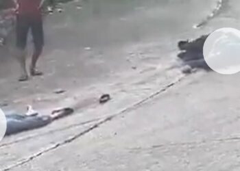 Dua pemotor boncengan yang tewas (foto/ist)