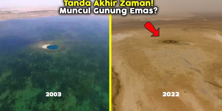 Fenomena Mengeringnya Sungai Eufrat dan Kemunculan Gunung Menurut Geologi dan Ulama (foto/Youtube)