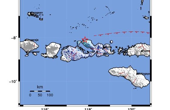 Gempa M4,6 Guncang Sumbawa NTB Pagi Ini, Terasa Disejumlah Daerah (foto/BMKG)