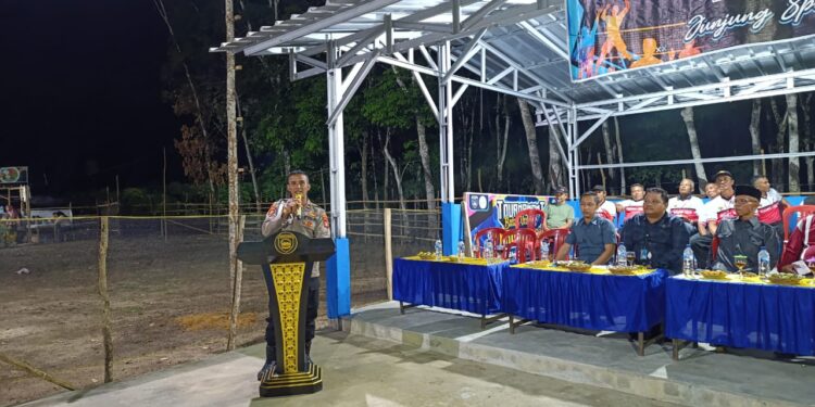 Kapolsek Belitang II Beri Penyuluhan Dampak Judi Online Rangka Wujudkan Generasi Emas (foto/Yesi)