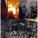 Kebakaran Landa Pusat Pasar Medan, Sejumlah Toko Hangus Terbakar (foto/Instagram @medantalk)