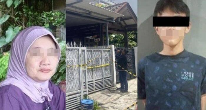 Nenek pelaku yang tewas serta pelaku MAS (foto/ist)
