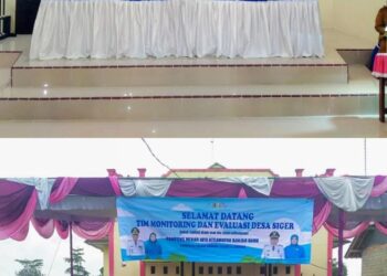 Pemerintah Kampung Mekar Jaya Banjar Baru Laksanakan Monitoring dan Evaluasi Desa SIGER (foto/Maria)