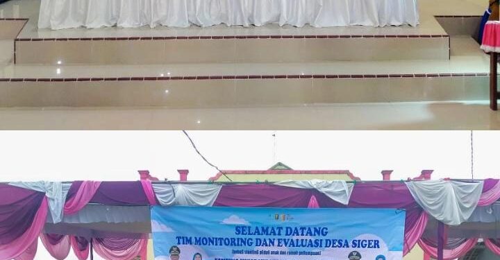 Pemerintah Kampung Mekar Jaya Banjar Baru Laksanakan Monitoring dan Evaluasi Desa SIGER (foto/Maria)