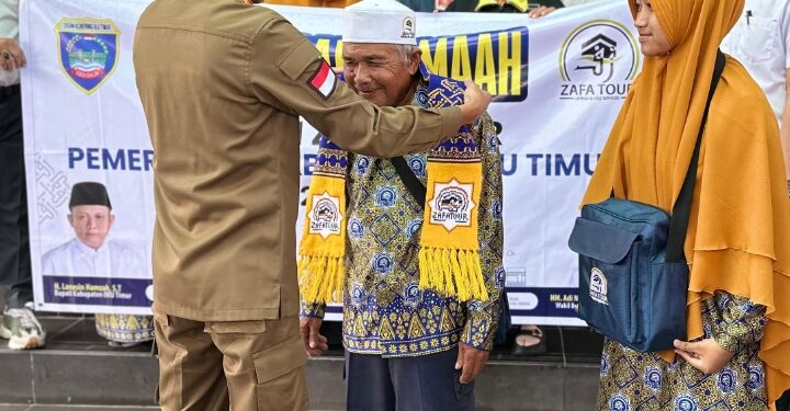 Pemkab OKU Timur Berangkatkan 8 Warga ke Tanah Suci (foto/Diskominfo OKU Timur)