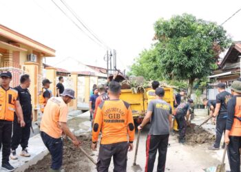Pemko Binjai Gelar Gotong Royong Serentak se-Kota Binjai (foto/Diskominfo Binjai)
