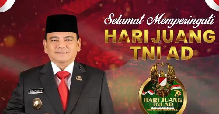 Pemprov Sultra Ucapkan Selamat Hari TNI AD Ke-79 (foto/Humas Pemprov Sultra)