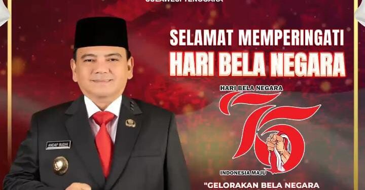 Peringati Hari Bela Negara Ke-76, Pj Gubernur Sultra: Mari Kita Bersama-sama untuk Memberikan Pengabdian Terbaik Bagi Bangsa Indonesia (foto/Humas Pemprov Sultra)