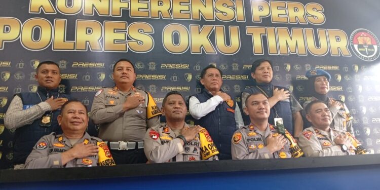 Polres OKU Timur Tangkap Kades Pelaku Pembacokan Marbot Masjid (foto/Yesi)