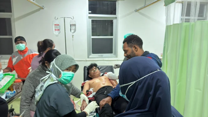 Purnawirawan TNI AD bernama La Ode yang kini tengah dirawat di rumah sakit (foto/ist)