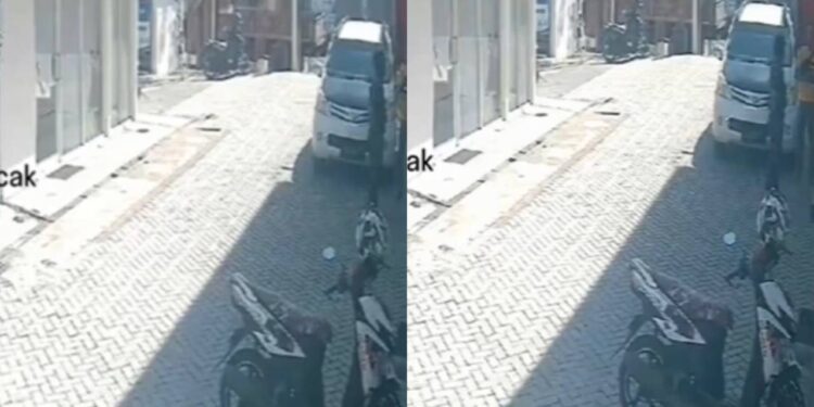 Rekaman CCTV aksi penamparan (foto/ist)