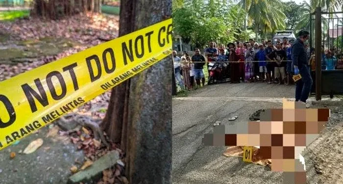 TKP korban dibunuh (foto/ist)