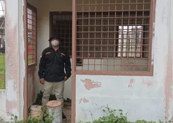 Tempat diduga bekas kandang anjing yang digunakan untuk mengurung ibu dan bayi (foto/ist)