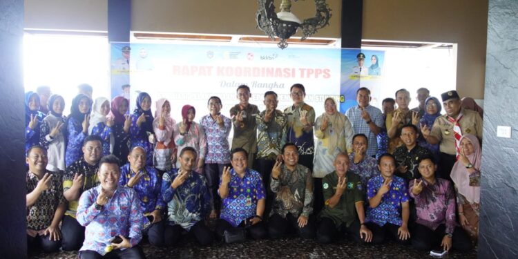 Wabup OKU Timur Ikuti Rapat Koordinasi Tim Percepatan Penurunan Stunting (foto/Diskominfo OKU Timur)