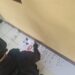 Serpihan dari benda yang diduga sebagai peledak . (foto/ist)
