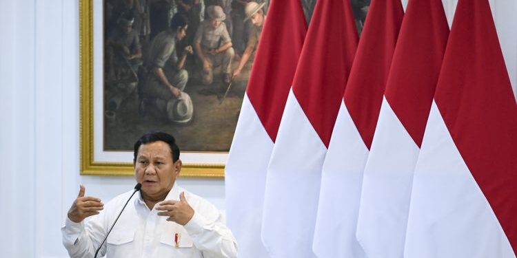 Prabowo saat Sidang Kabinet Paripurna (foto/dok)