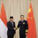 Menteri Pertahanan (Menhan) Sjafrie Sjamsoeddin melakukan pembicaraan terkait kerja sama di bidang pertahanan dengan Menteri Pertahanan China Admiral Dong Jun, di Beijing, China, pada Rabu (22/1/2025). (foto/dok)
