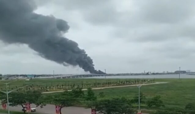 Kebakaran Hebat Landa Area Gudang Dadap di Tangerang (foto/ist)
