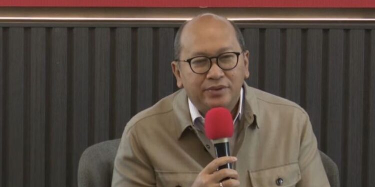 Kepala Badan Koordinasi Penanaman Modal (BKPM) Rosan Roeslani dalam acara Semangat Awal Tahun 2025 di Jakarta, Rabu (15/1/2025).