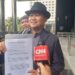 Koordinator Masyarakat Antikorupsi Indonesia (MAKI) Boyamin Saiman di Gedung Merah Putih, Jakarta, Kamis, 23 Januari 2025. (foto/dok)
