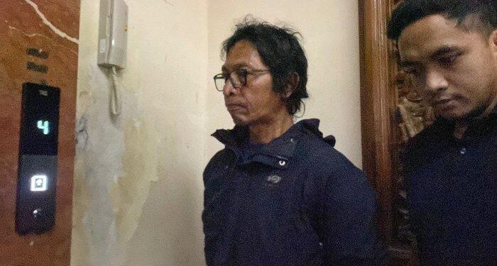Nanang Irawan pelaku penusukan aktor Sandy Permana. (foto/dok)