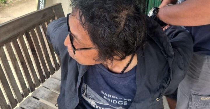 Tampang pelaku pembunuhan Sandy Permana. (foto/dok)