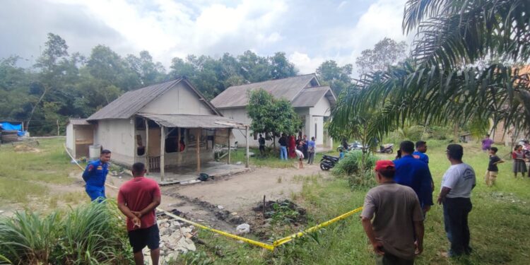 Rumah korban ledakan bom ikan rakitan. (foto/dok)