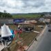 Suasana Flyover Laksamana Ladi pada Rabu (1/1/2025). (foto/Humas BP Batam)